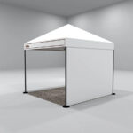 Kit 2 Gazebo Tent With Backdrop And Facia Print (3M)